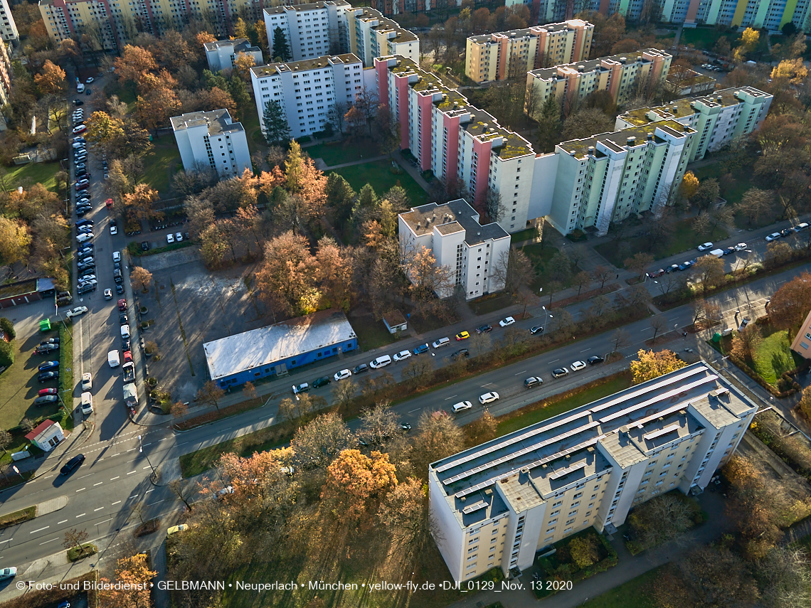 13.11.2020 - der Ostpark mit See und Biergarten in Neuperlach